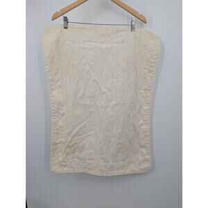 Set of 3 Vintage D. Porthault King Pillowcases Ivory Floral Damask 100% Cotton